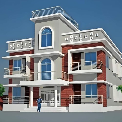 বাডির সামনের নকশা 