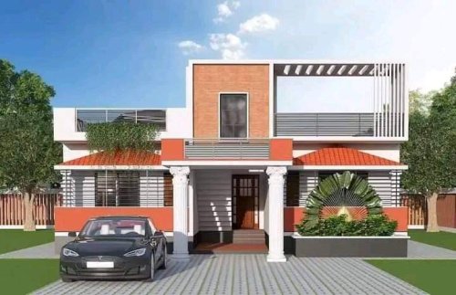 বাডির সামনের নকশা 