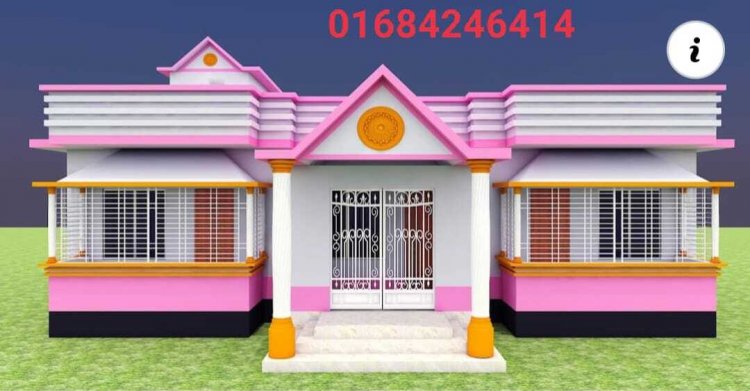 একতলা-দোতলা বা দুই-তিন শতক জমিতে বাড়ির ডিজাইন প্লান
