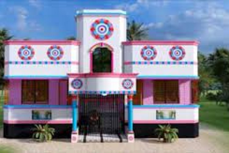 পাঁচ বেড রুমের  বাড়ির নকশা