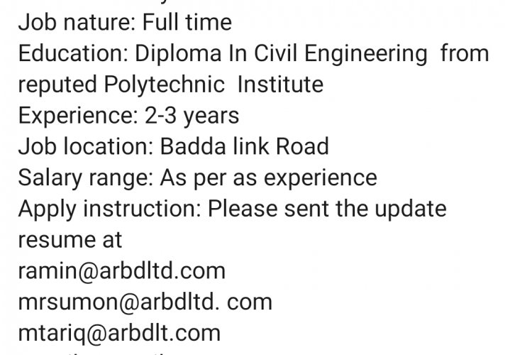 Diploma In Civil Engineer 
