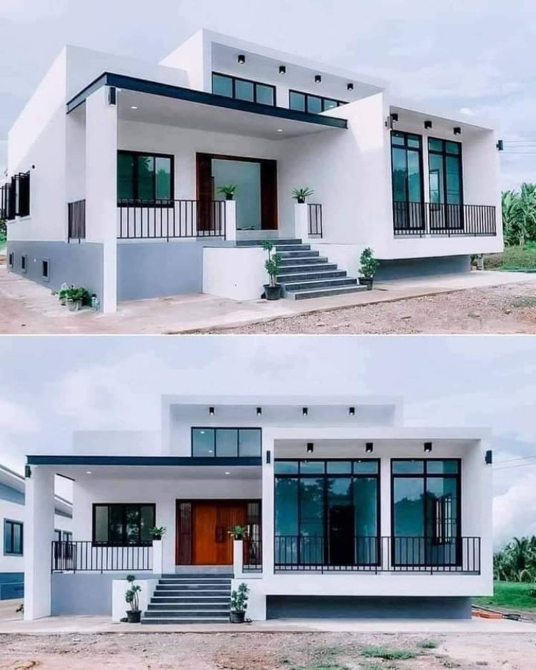 একতলা নান্দনিক বাড়ির ডিজাইন